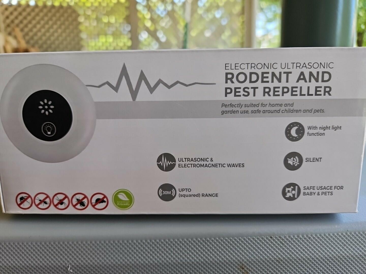 Unbranded Electronic Ultrasonic Rodent Pest Repeller 6 Pack White Indoor