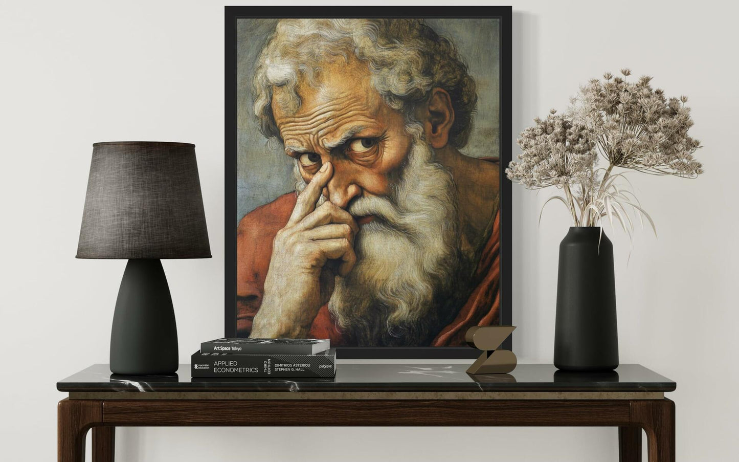 Aj decor Michelangelo Bathroom Wall Art Print Poster 8x10 Unframed