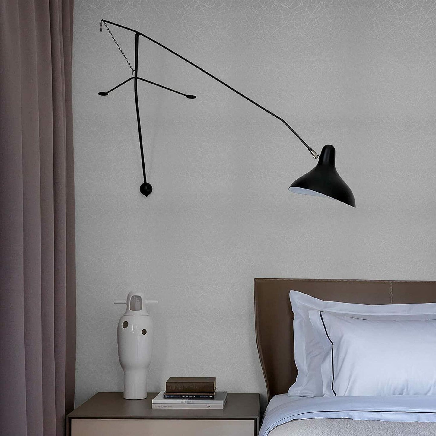 Abyssaly 23.6x196.8in Silver Grey Embossed Self Adhesive Wallpaper Vinyl