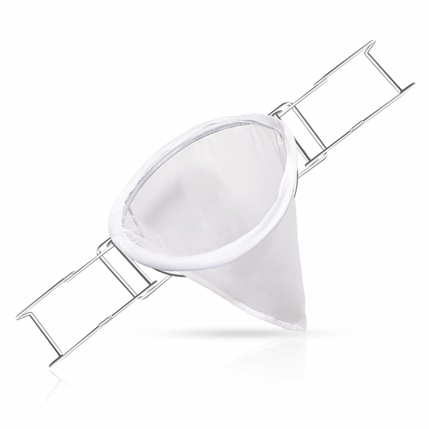 Aageme Versatile 8.7-Inch Oil & Syrup Filter Silver Adjustable Stand 3 Screens