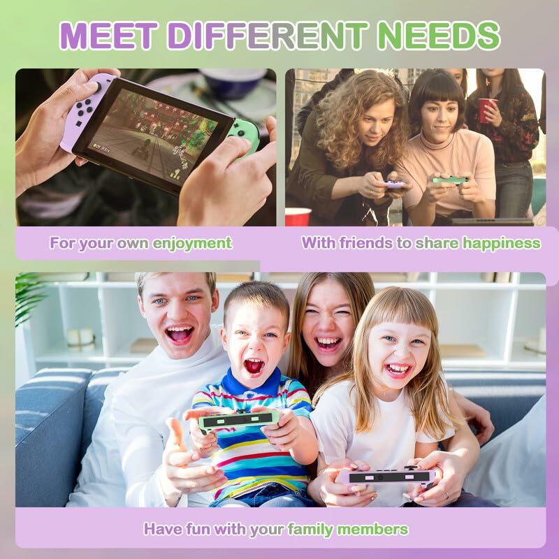 SWTOTK Upgraded Switch Controller Charging Dock for OLED/Lite, 4 Joypads Black