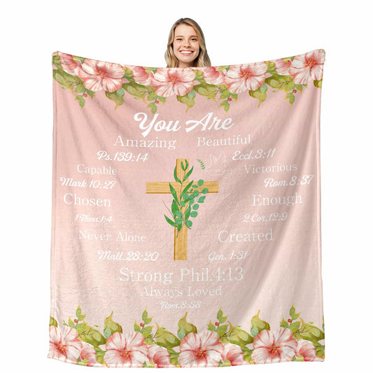 Christian Religious Blanket Baptism Confirmation First Communion 50x60
