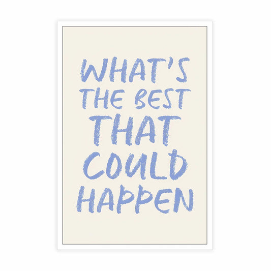 HQPCNGZ Retro Psychology Quotes Poster Canvas Multi 005 12x16in Unframed