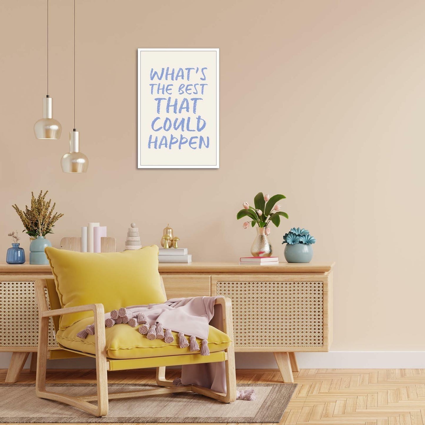 HQPCNGZ Retro Psychology Quotes Poster Canvas Multi 005 12x16in Unframed