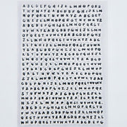 DDOUJOY Alphabet Clear Stamps Silicone for Card Making DIY Scrapbooking