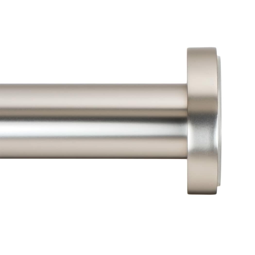 Ivilon Adjustable Shower Tension Curtain Rod 24-36in Satin Nickel Rustproof