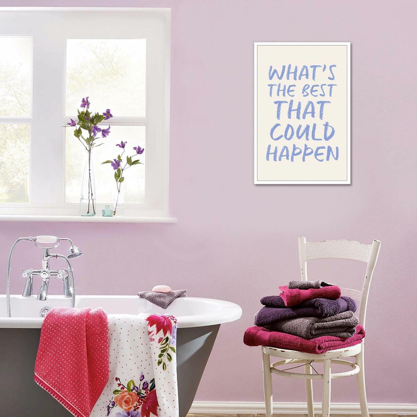 HQPCNGZ Retro Psychology Quotes Poster Canvas Multi 005 12x16in Unframed