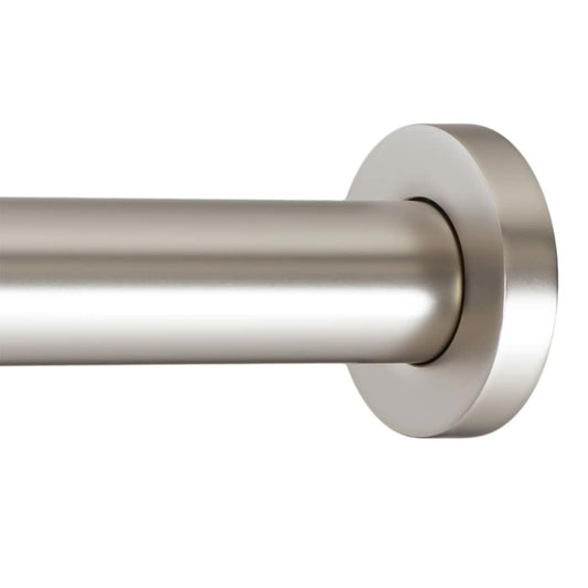 Ivilon Adjustable Shower Tension Curtain Rod 24-36in Satin Nickel Rustproof