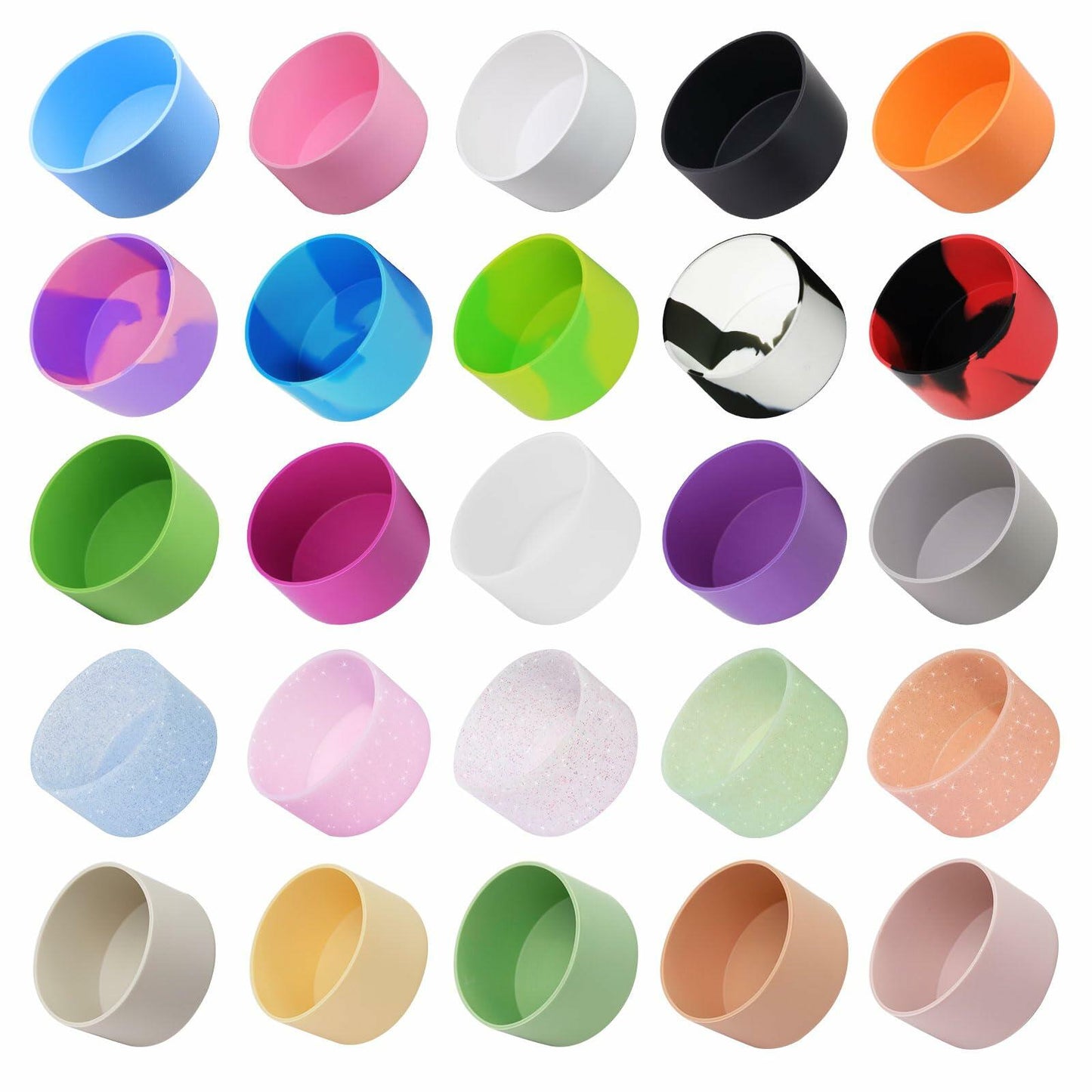 TFAK 2Pcs Light Green Silicone Boot for Stanley Quencher 30oz 40oz Hydro Flask