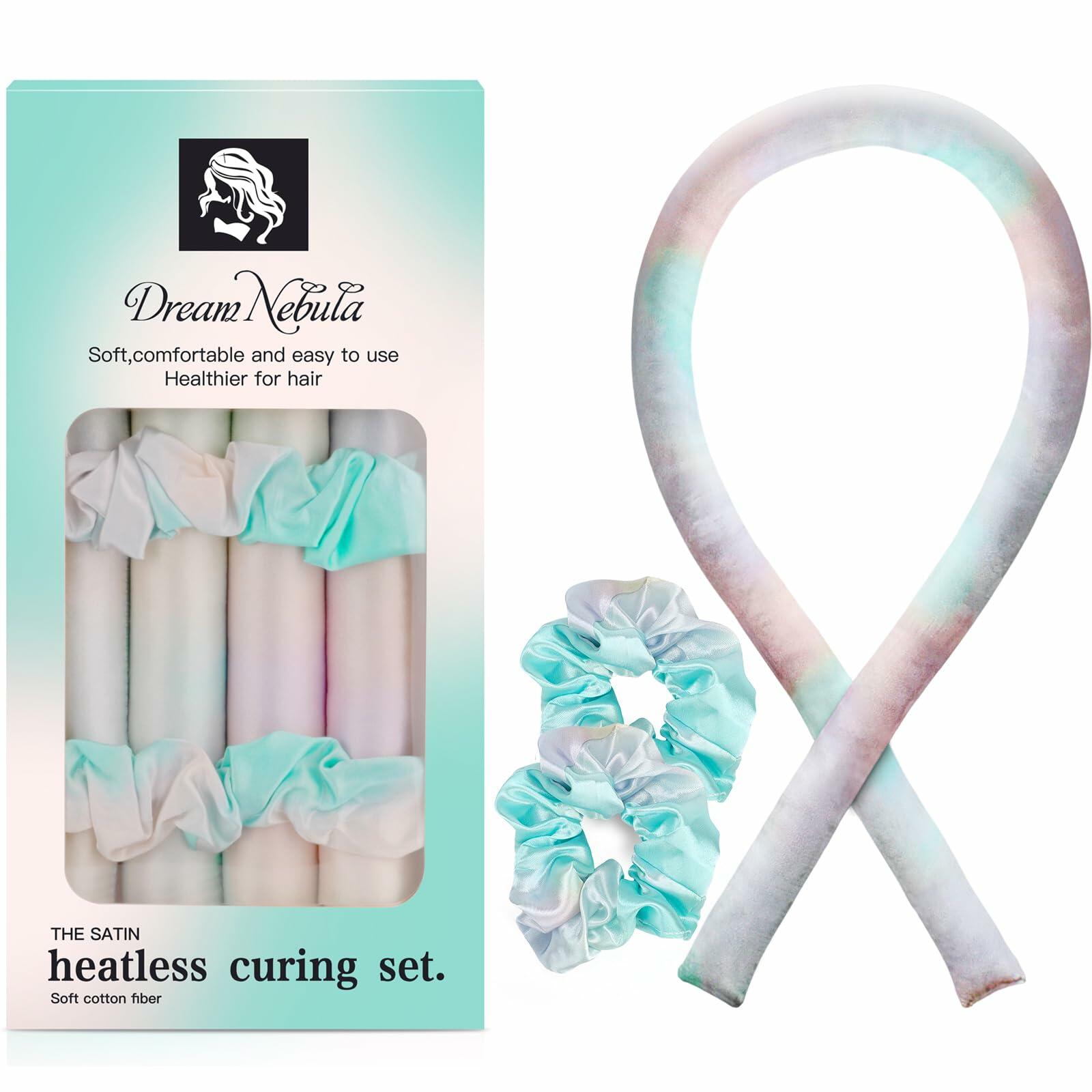 KUTDEP Satin Heatless Curling Set Hair Rollers Dream Nebula 1 Count Medium