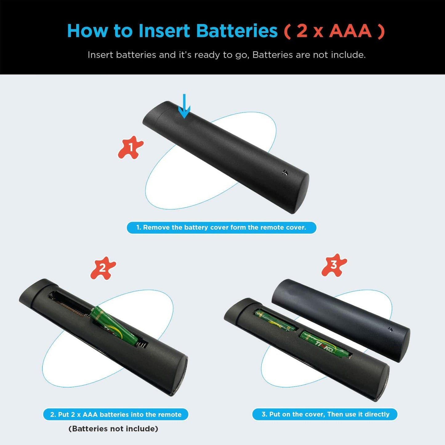 Replacement Remote Control for AMZ TV Edition Smart TVs Insignia Toshiba