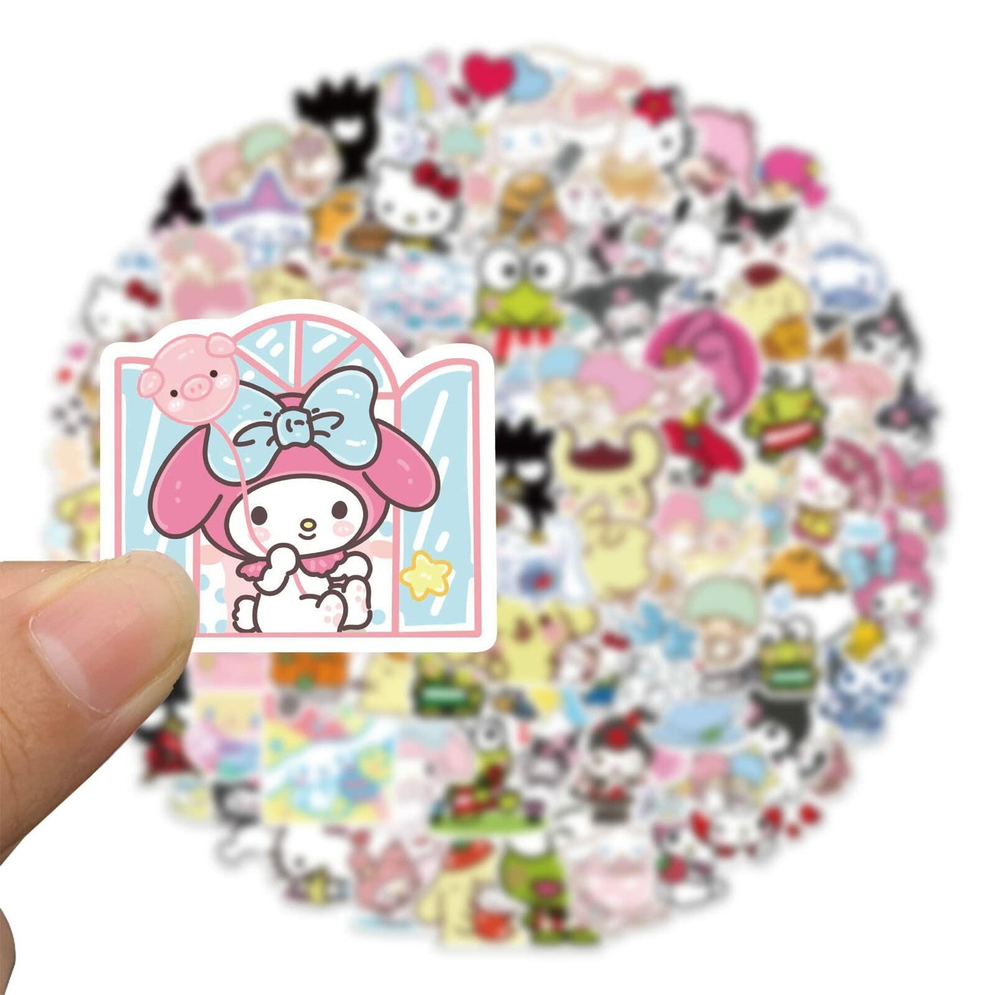 NIUKOY Cartoon Stickers Pack 100pcs Cute Vinyl Waterproof Decals CA710