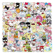 NIUKOY Cartoon Stickers Pack 100pcs Cute Vinyl Waterproof Decals CA710