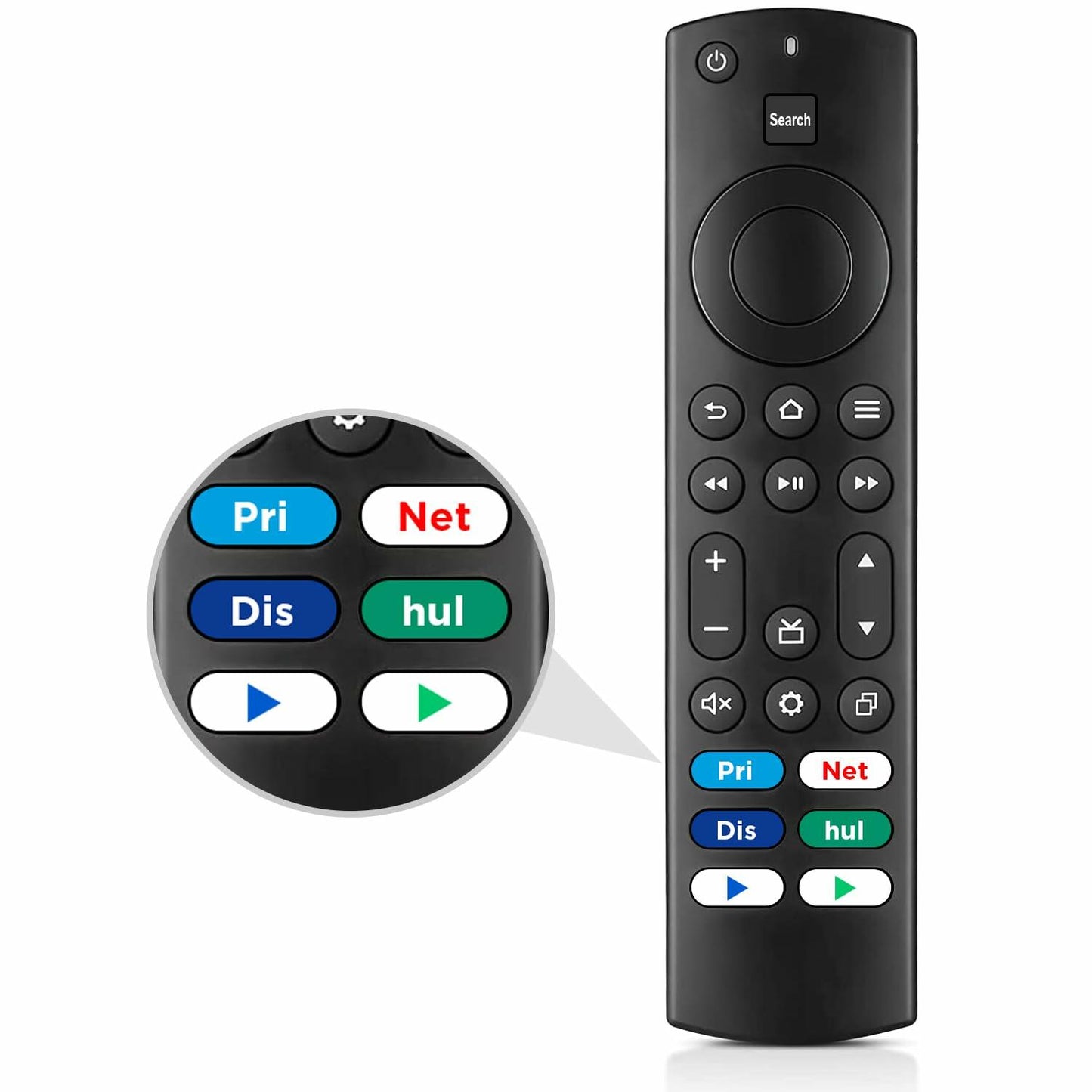 Replacement Remote Control for AMZ TV Edition Smart TVs Insignia Toshiba