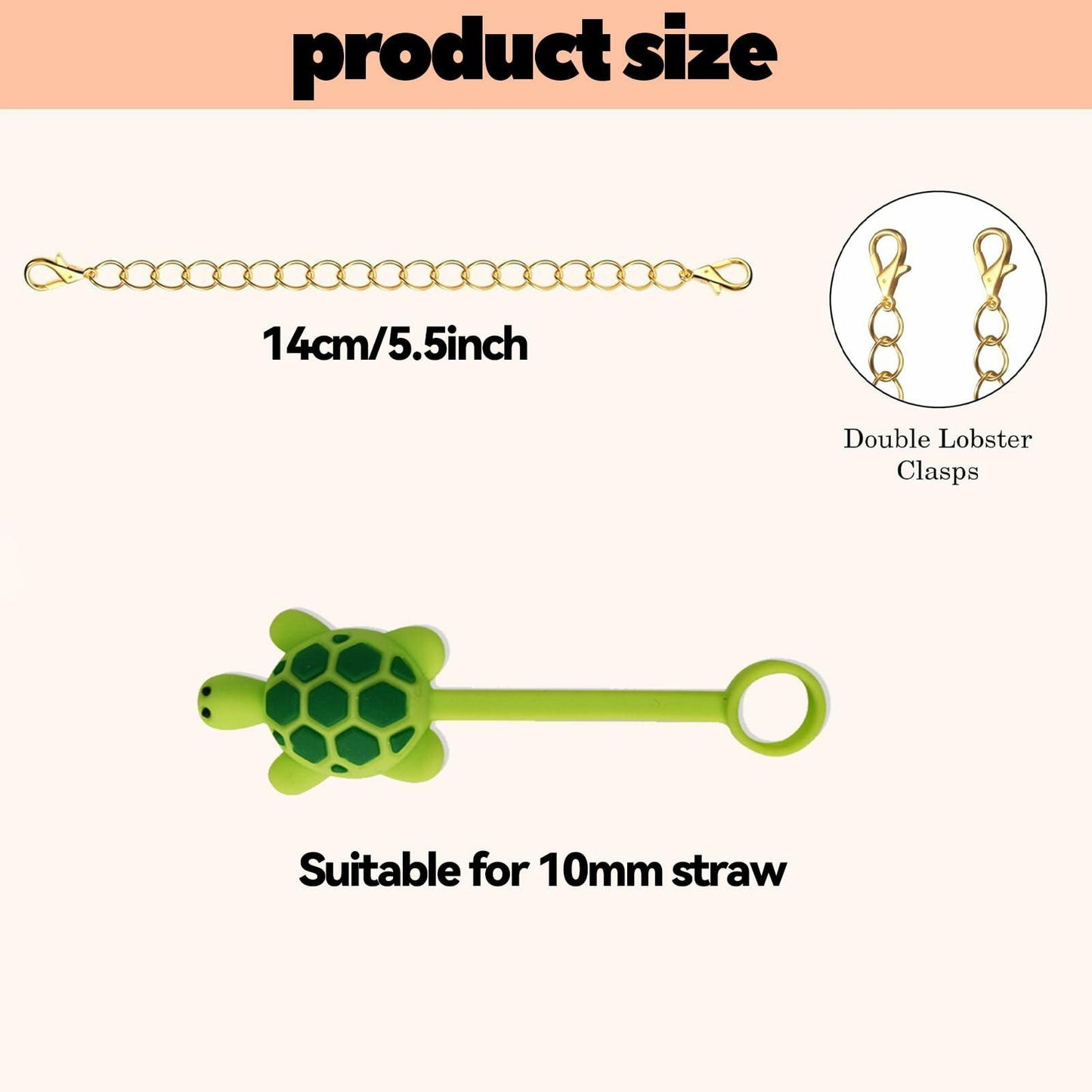 Xyntara Silicone Straw Covers for Stanley 40oz Cups Christmas Style 8pcs