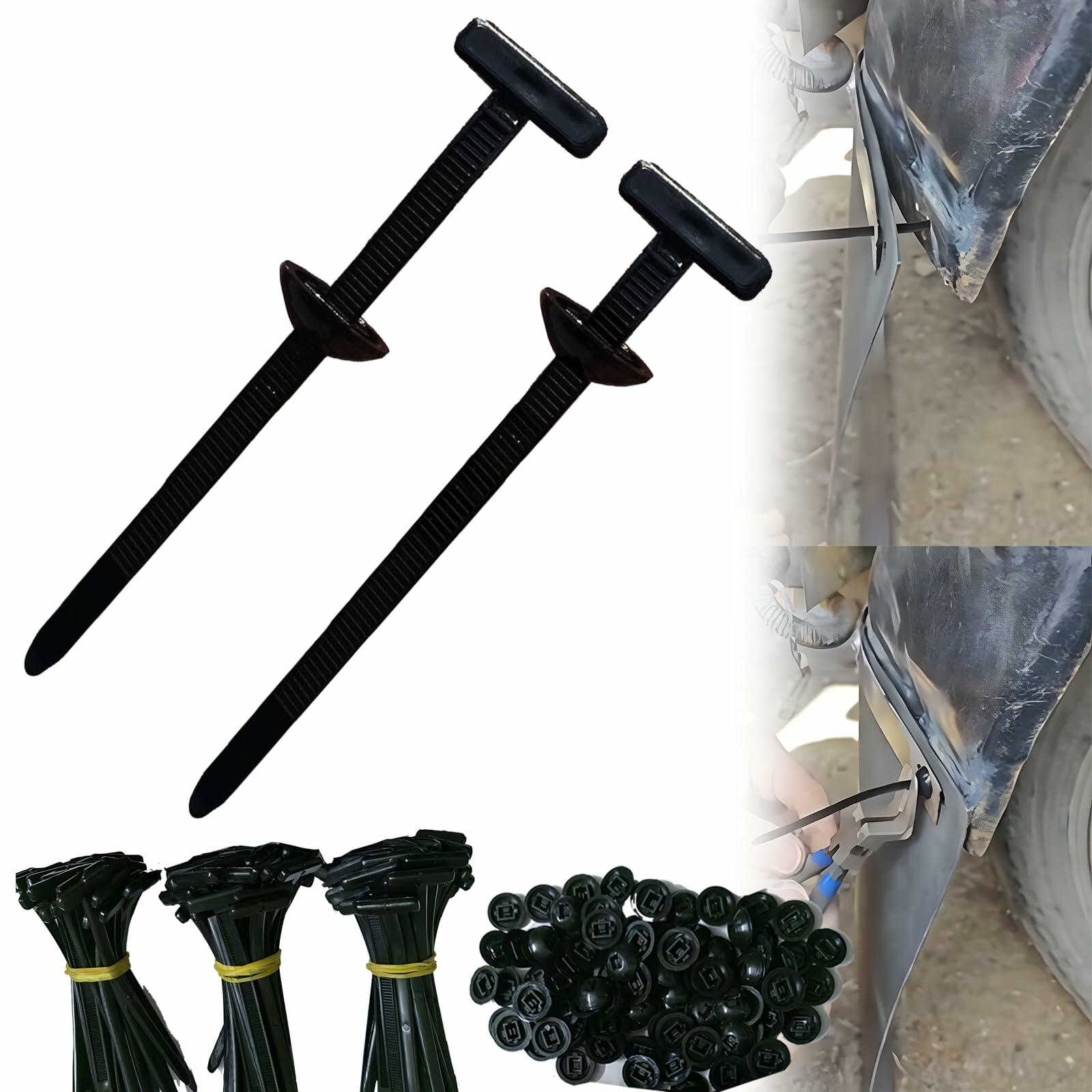 SSFUN Nylon Universal Cable Tie Buckle Push Mount UV Resistant 3.54in 20Pcs