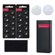 Pokjet Oticon MiniFit Double Vent Bass Hearing Aid Domes 8mm 2 Pack