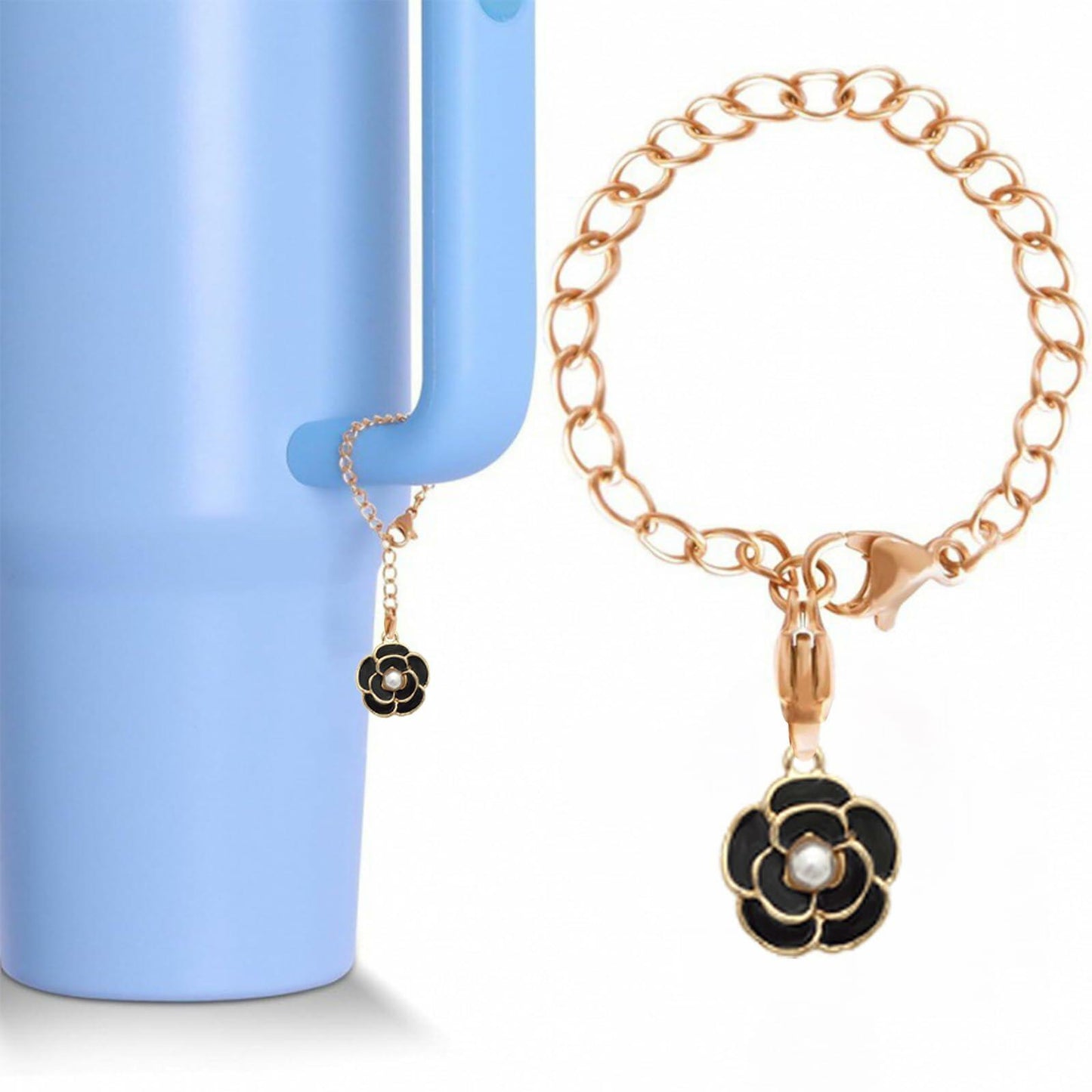 Xyntara Silicone Straw Covers for Stanley 40oz Cups Christmas Style 8pcs