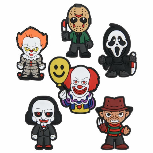 Acbeaded Halloween Silicone Skull Beads DIY Kit 6pcs Multicolor Acrylic