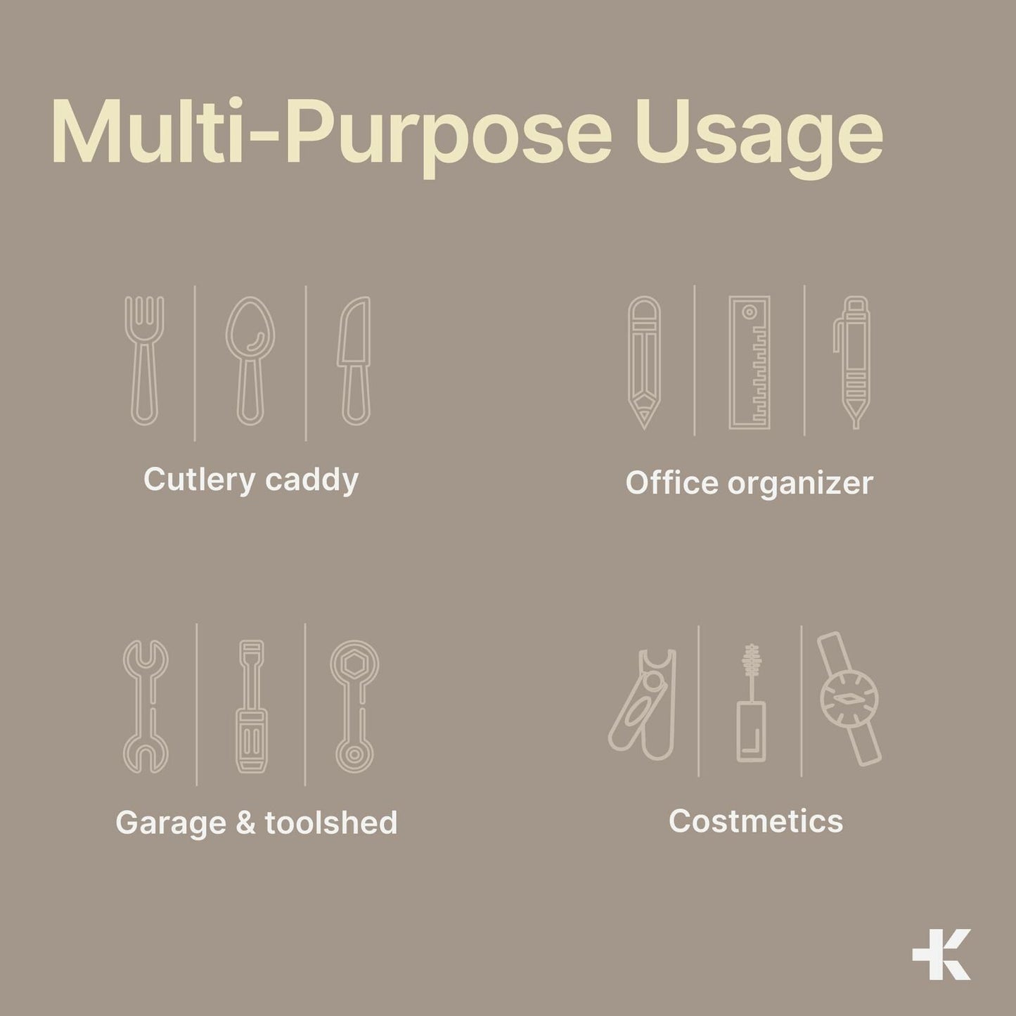 BAKKENMASTER Expandable Utensil Drawer Organizer 13-22.4" Black 5 Compartment