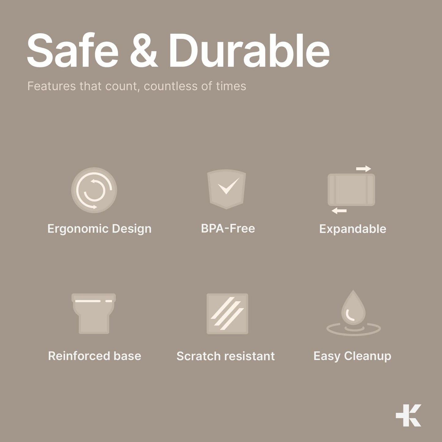 BAKKENMASTER Expandable Utensil Drawer Organizer 13-22.4" Black 5 Compartment