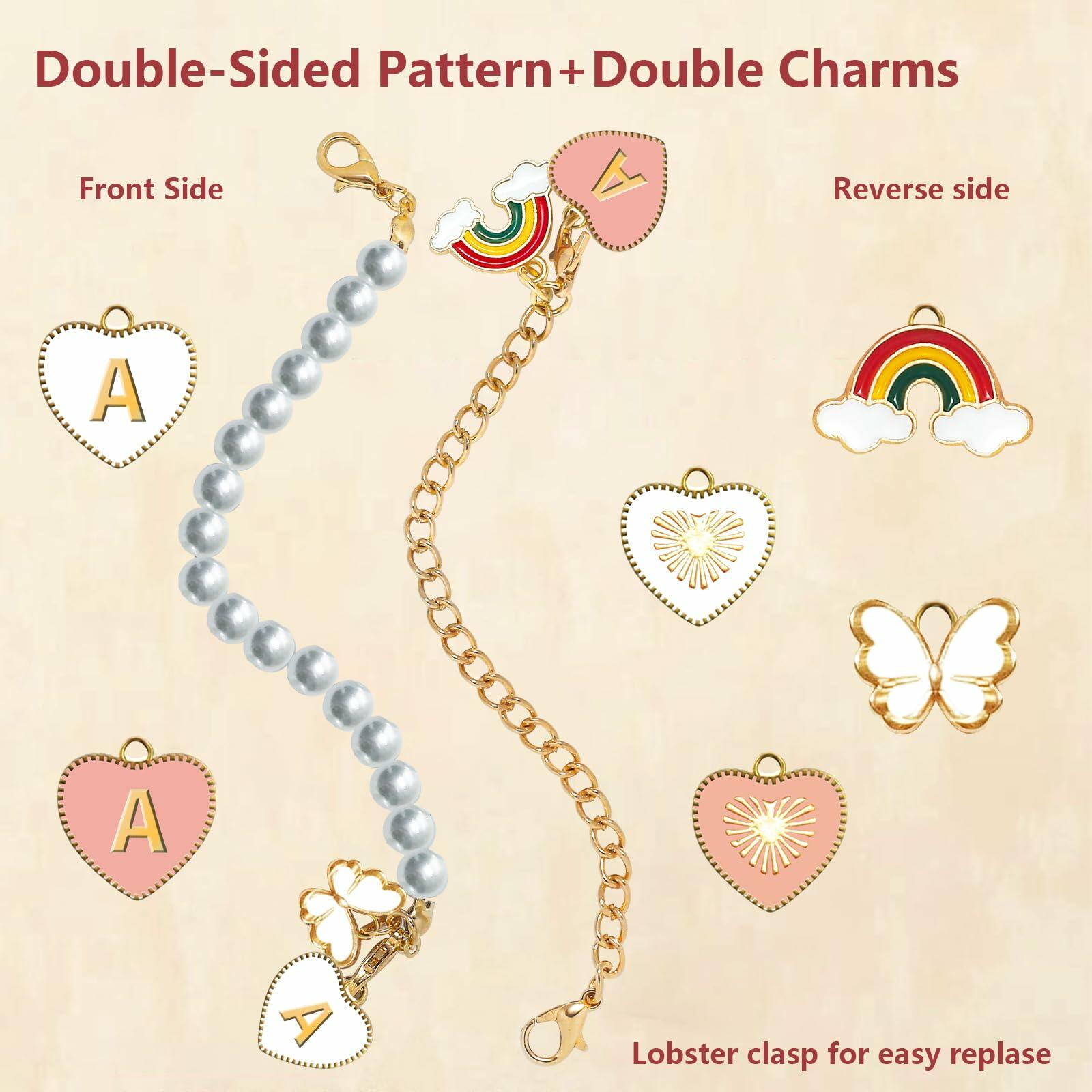 veluvonas Stanley Cup Straw Cover 30&40oz 10mm 2PCS + Letter A Charms