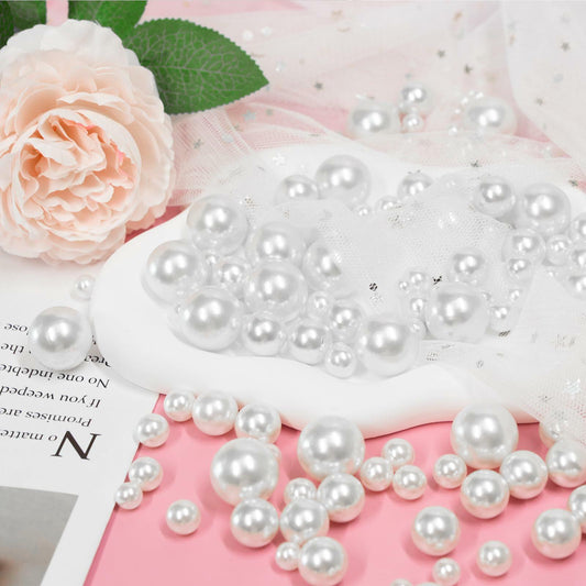 ORIKASO Transparent Water Beads Vase Fillers White 120,000 Small