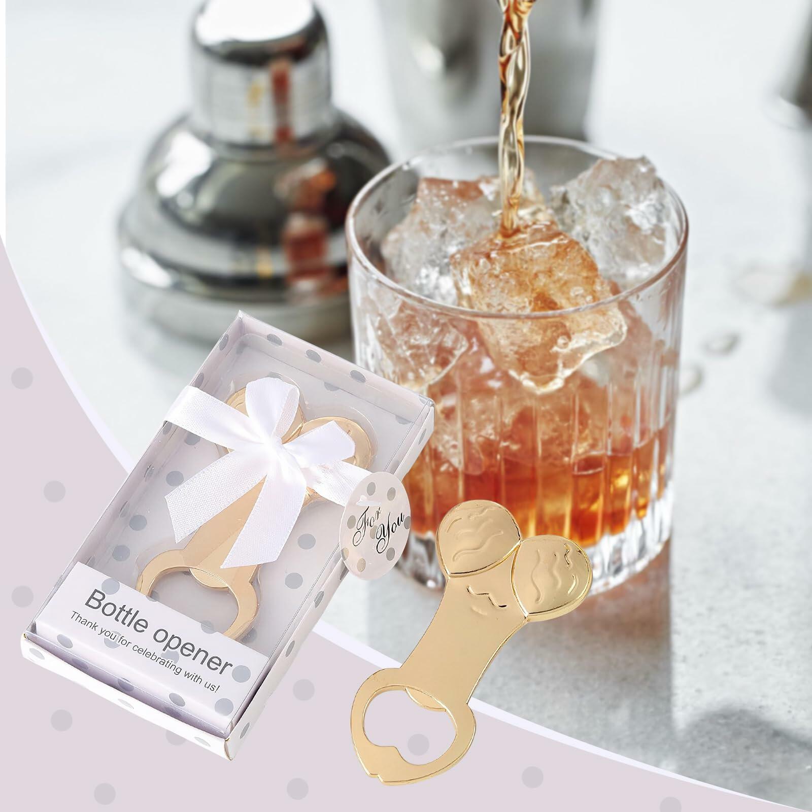 Tough Guy Heavy Duty Zinc Alloy Bottle Opener 3 Pack Gold