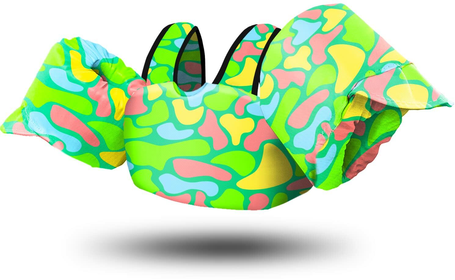 Chriffer Kids Swim Vest 30-55lbs Toddler Life Jacket Floaties Arm Wings