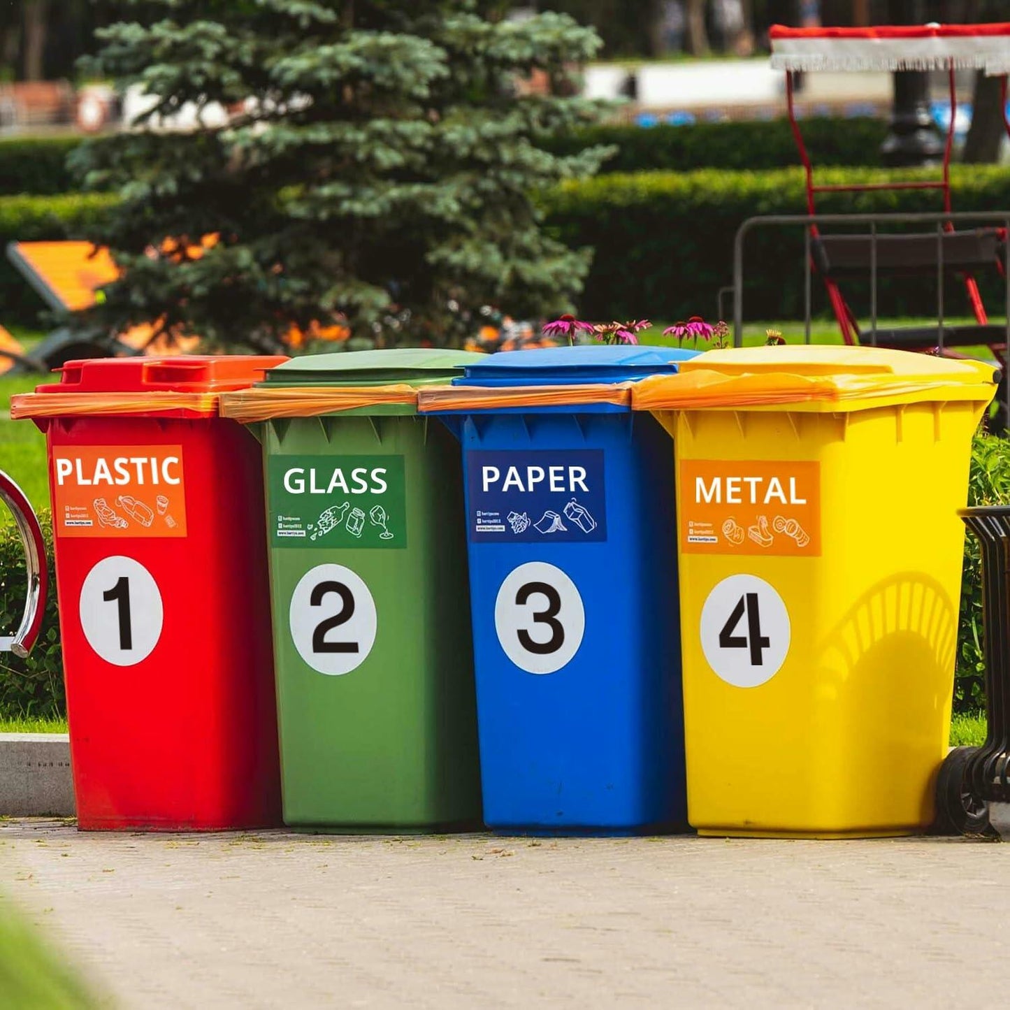 Duozea 4 Inch Number Stencils Set Plastic Reusable Templates for Painting