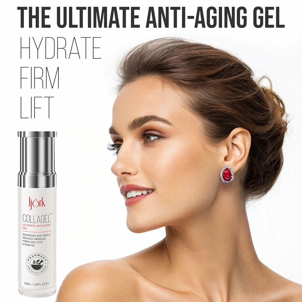 Anti-Aging Skin Firming Gel with Niacinamide, Hyaluronic Acid, Retinol&Vitamin C