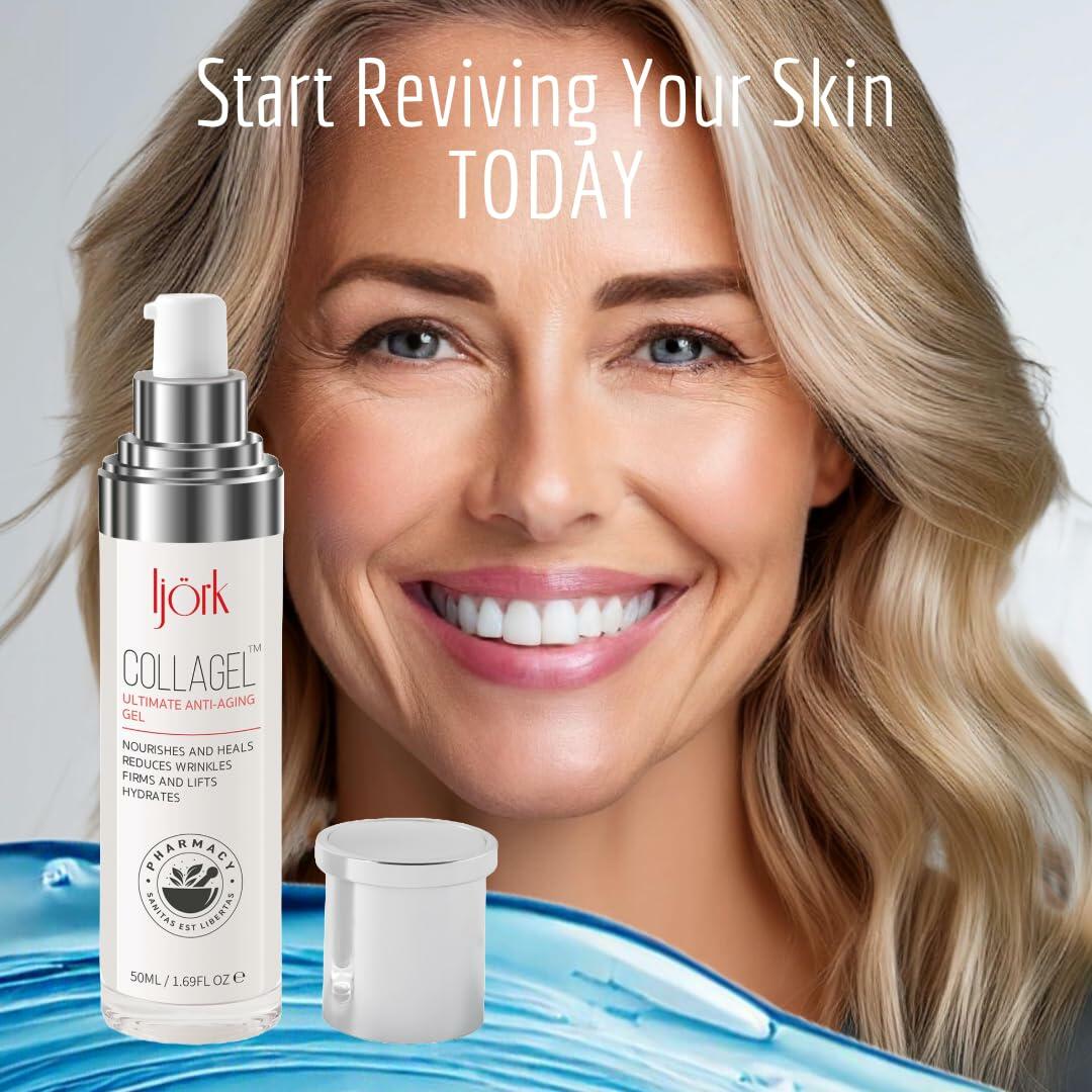 Anti-Aging Skin Firming Gel with Niacinamide, Hyaluronic Acid, Retinol&Vitamin C