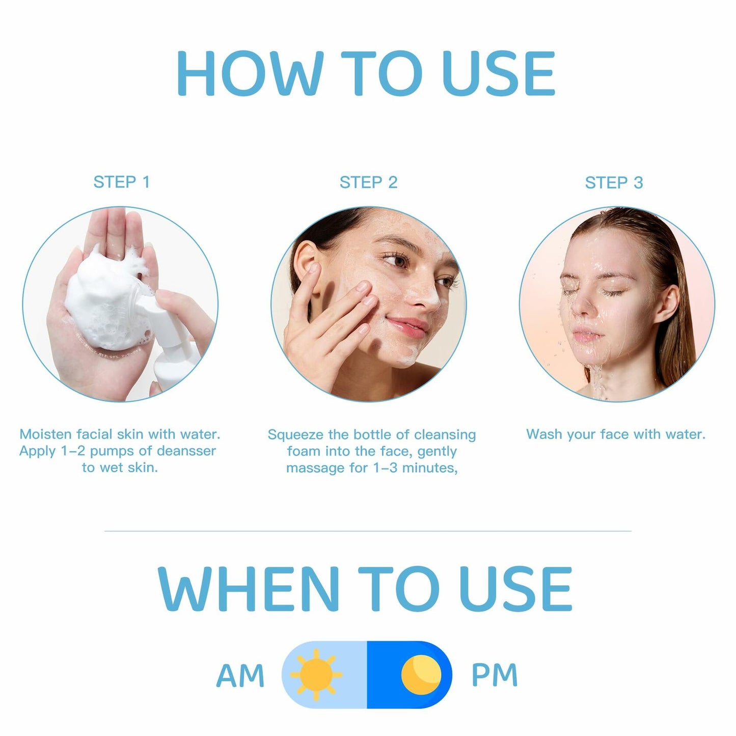 ANN DIARY Amino Acid Cleansing Mousse Hydrating Gentle Cleanser 150ML