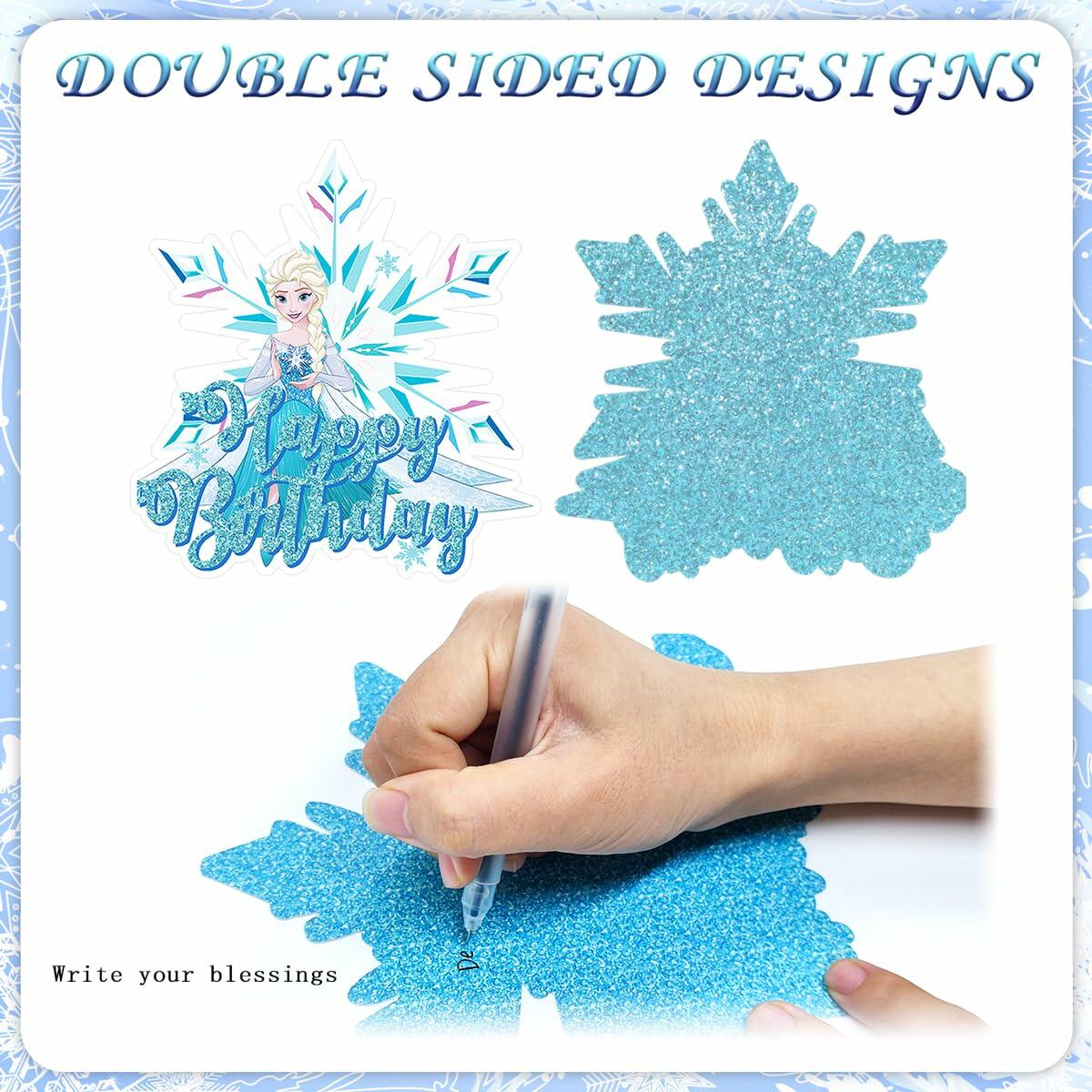 Frozen Cake Topper Birthday Party Decoration for Children, 1 Count