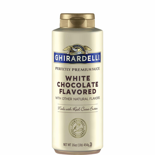 BestBy03/26 Ghirardelli White Chocolate Sauce 16oz Squeeze Bottle