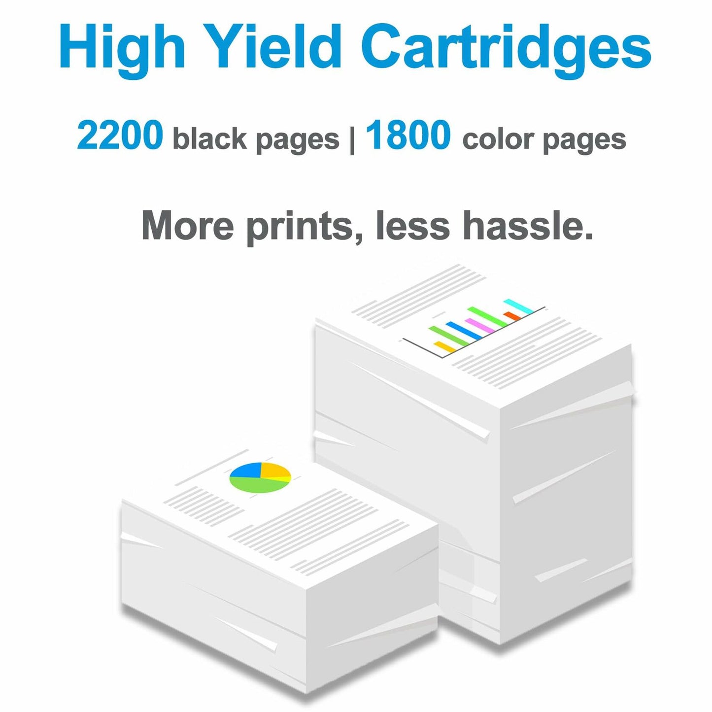 [Like New] Couleuris Ink Cartridges 952 2K Black Ink Cartridge Pack