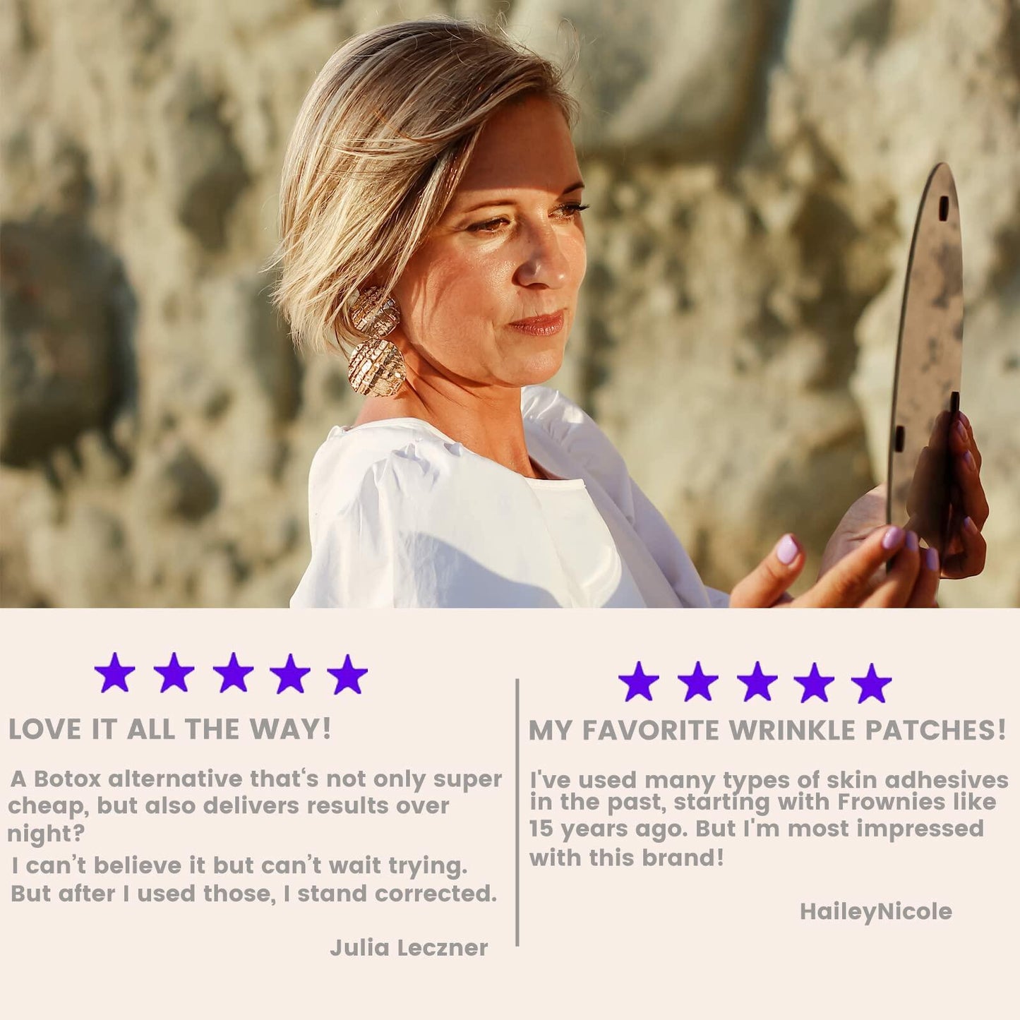 ENROSLU Face Wrinkle Patches 256Pcs Clear Reusable Anti-Wrinkle Treatment