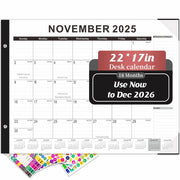 Gannyfer 2026 Desk Calendar 22x17 Large Monthly Planner with To-Do List