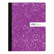 Office Depot Composition Notebook Wide Ruled Purple 100 Sheets 9.75x7.5