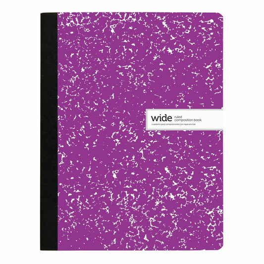 Office Depot Composition Notebook Wide Ruled Purple 100 Sheets 9.75x7.5