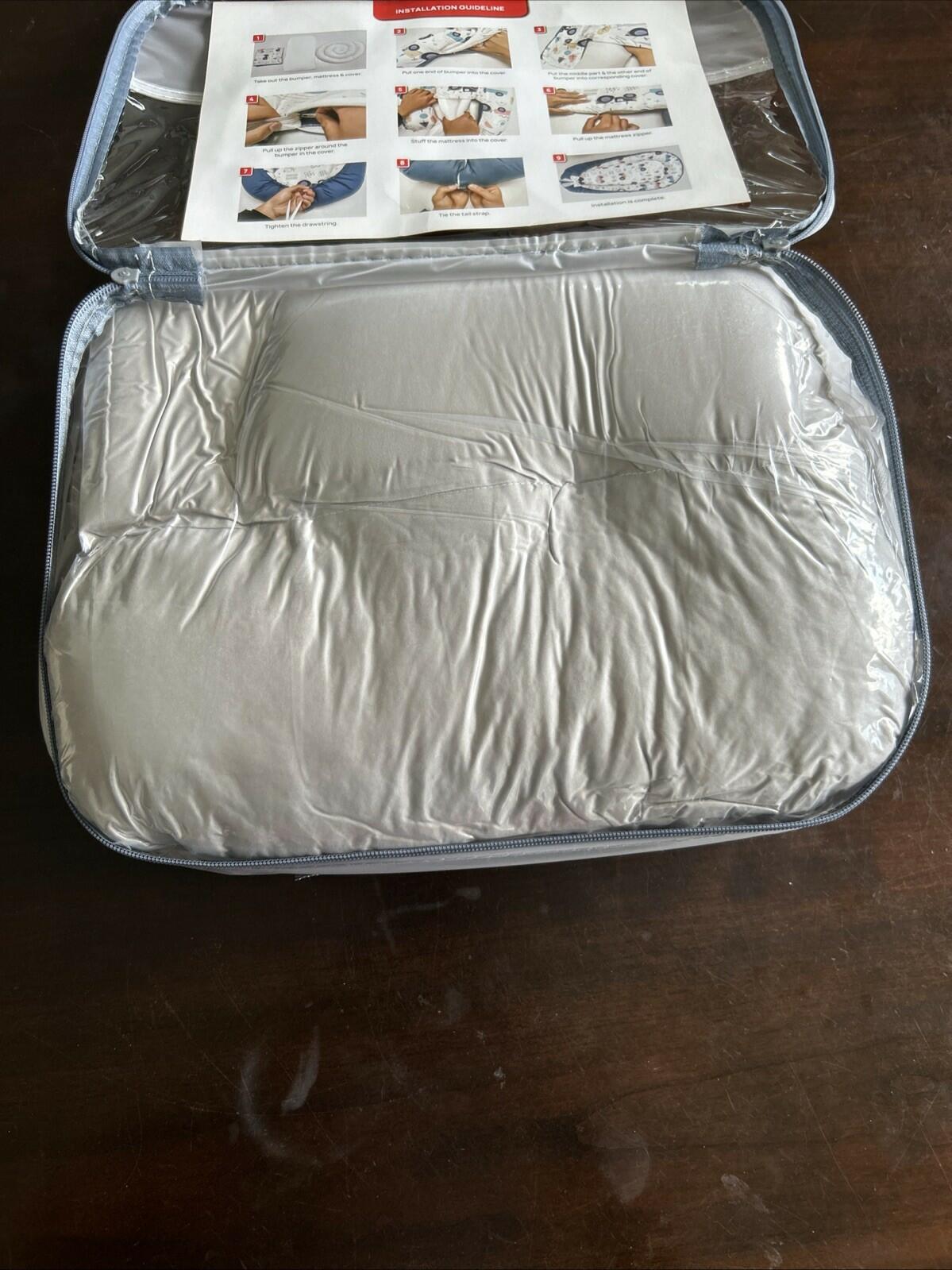 Baby Nest Baby Lounger 100% Breathable Cotton Portable Infant Bassinet