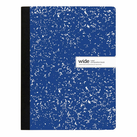 Office Depot Composition Notebook Wide Ruled Blue 100 Sheets 9.75x7.5