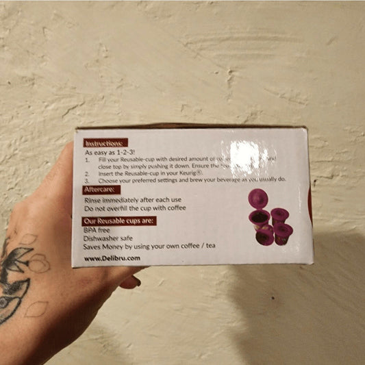 Keurig Reusable Coffee Tea Cups Filter MPN 60 Compatible K-Cup Pod