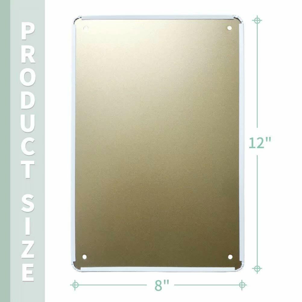 AirBnk Vintage Metal Tin Sign Billy Gibbons Guitar Retro 8x12 inch