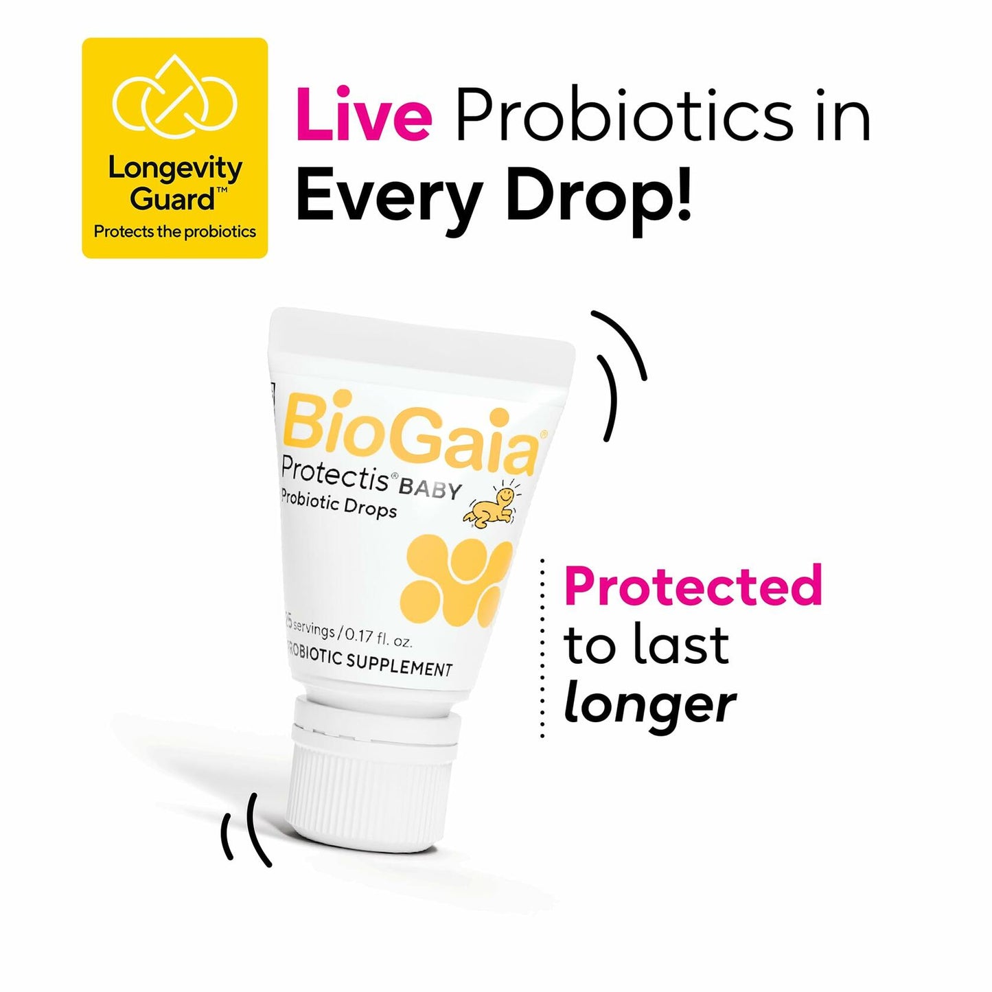 BioGaia Protectis Baby Probiotic Drops 5mL Colic Gas Relief Newborn