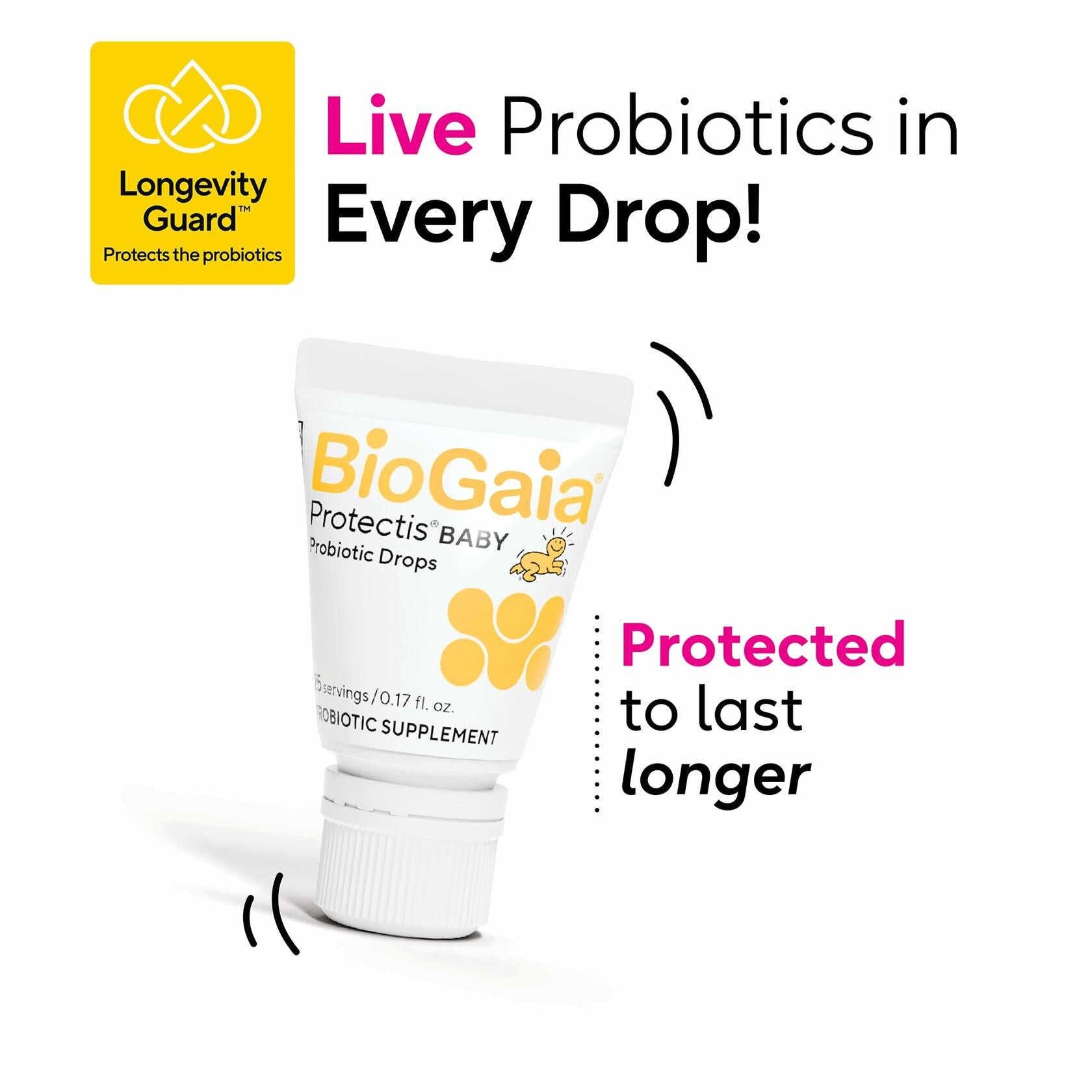 BioGaia Protectis Baby Probiotic Drops 5mL Colic Gas Relief Newborn