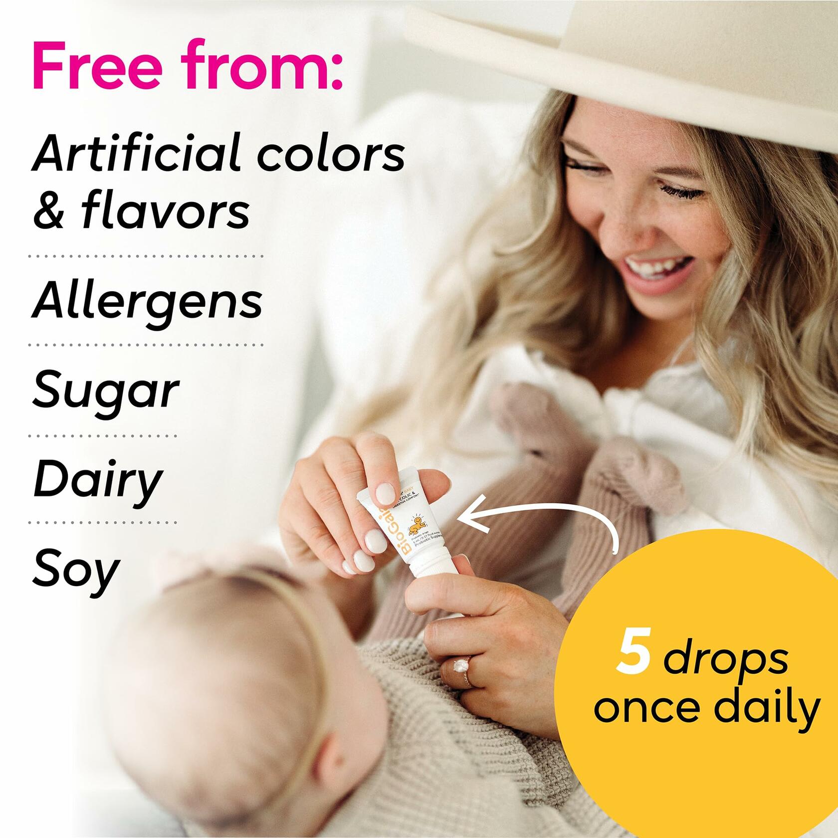 BioGaia Protectis Baby Probiotic Drops 5mL Colic Gas Relief Newborn