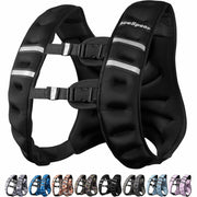 AceSpear Weighted Vest 18lbs Black Strength Training Workout Gear