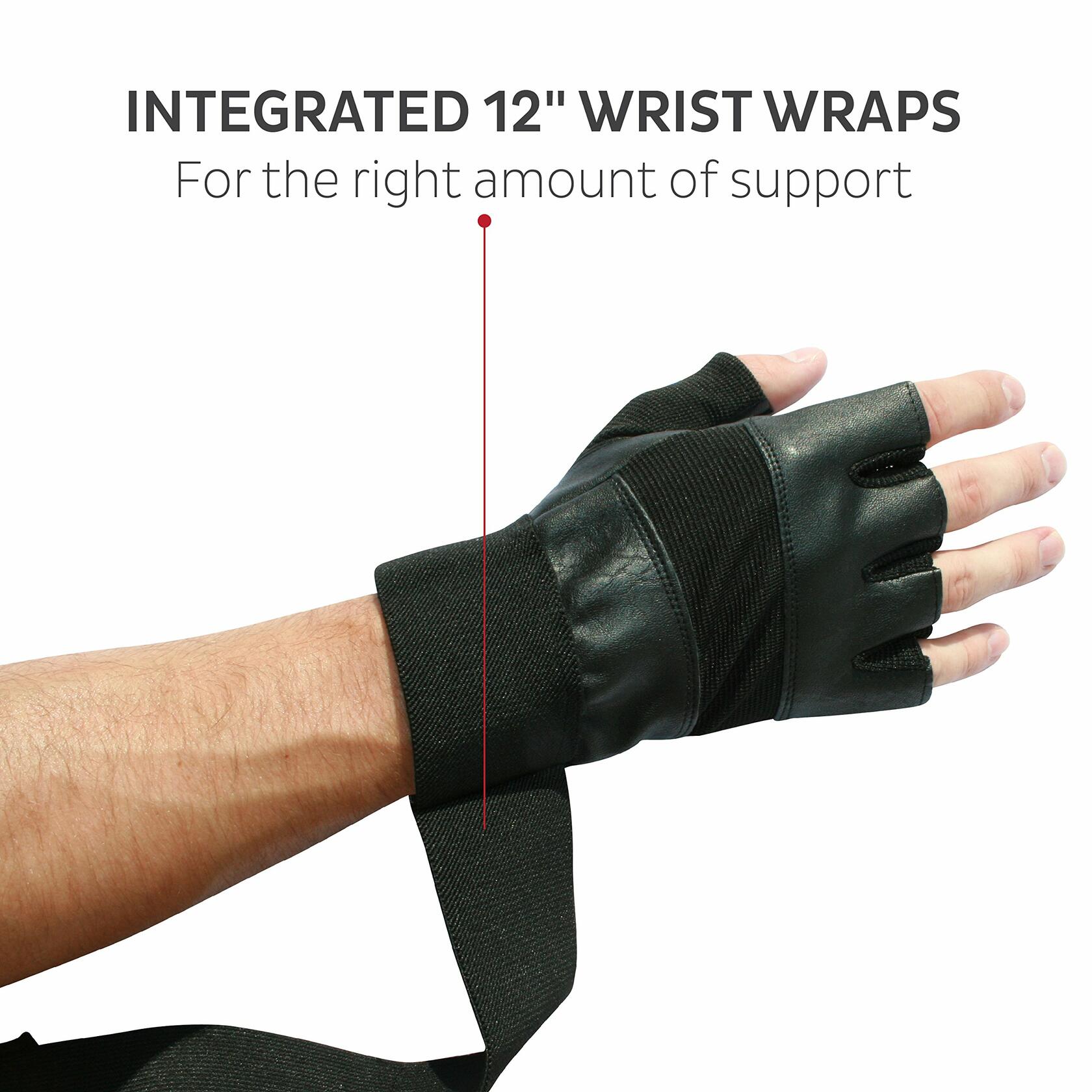 Nordic Lifting Weight Lifting Gloves with 12" Wrist Support XS