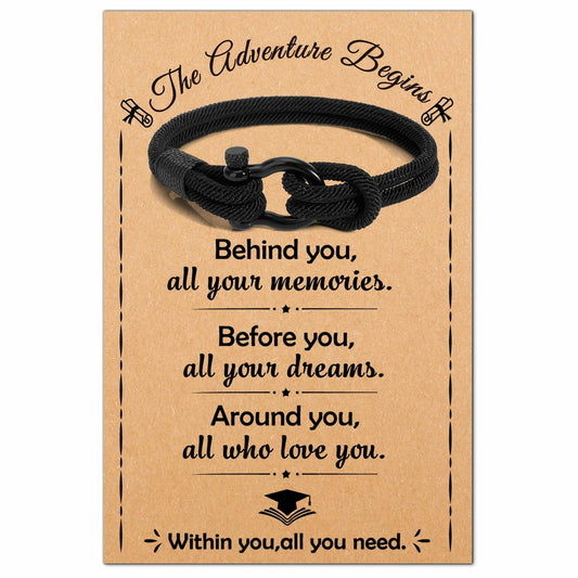 DUIOQ Graduation Gifts 2024 High School College Nurse Police Black 16-28cm